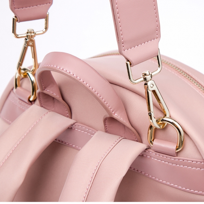 mochila de pañal de mamá ligera impermeable personalizada con bolsillo interior extraíble 